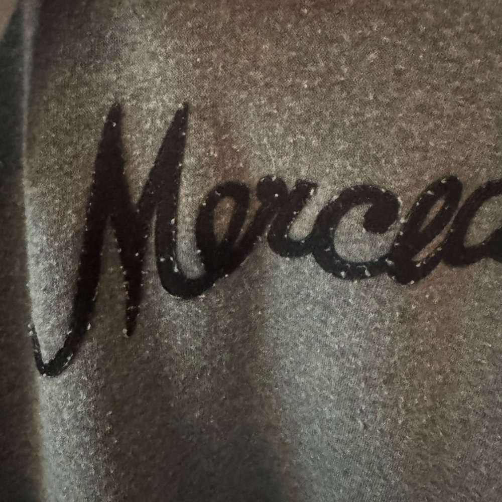 Mercedes Logo Gray Pullover Hoodie - Picture 3 of 6